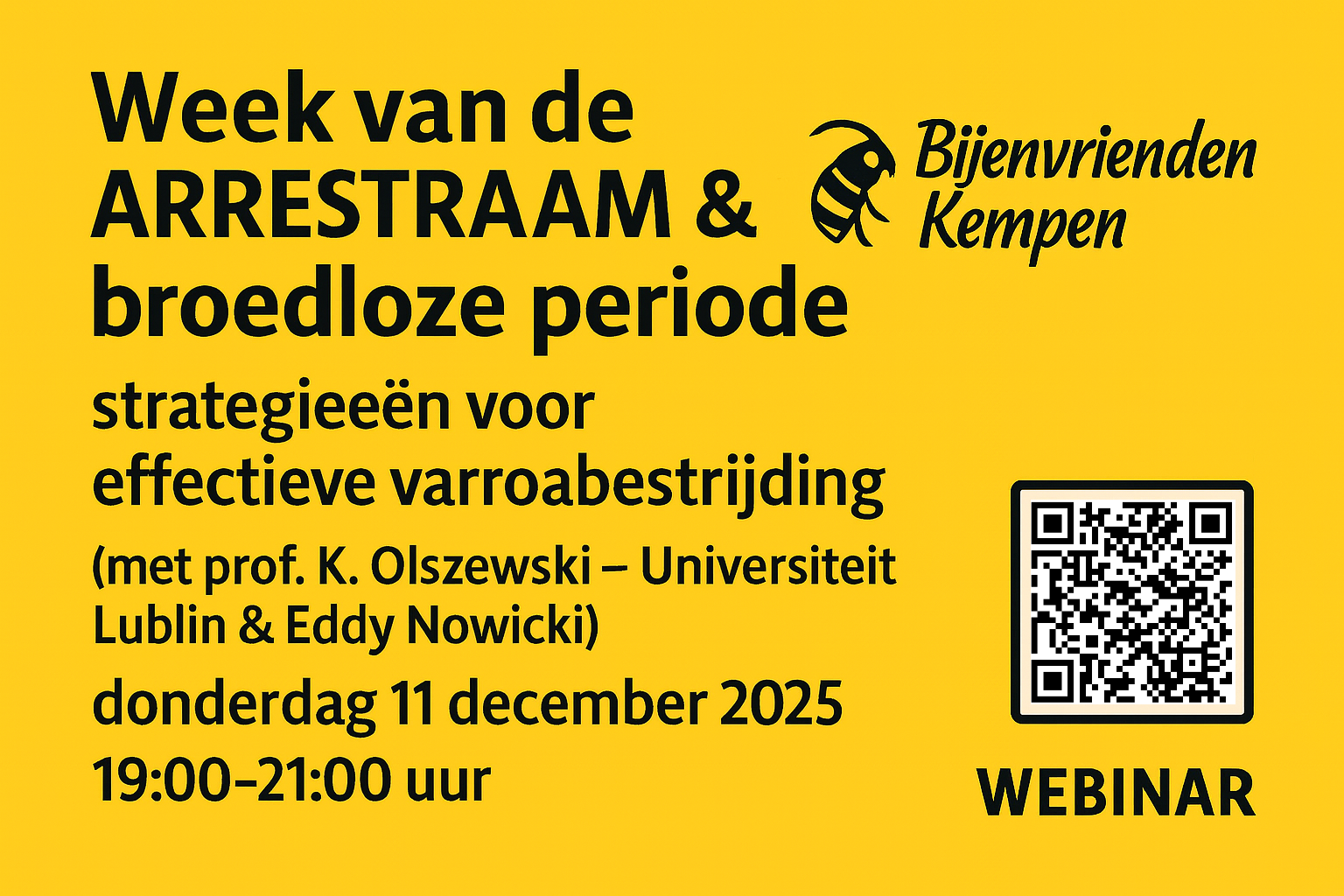 Arrestraam & broedloze periode: strategieën voor effectieve varroabestrijding  